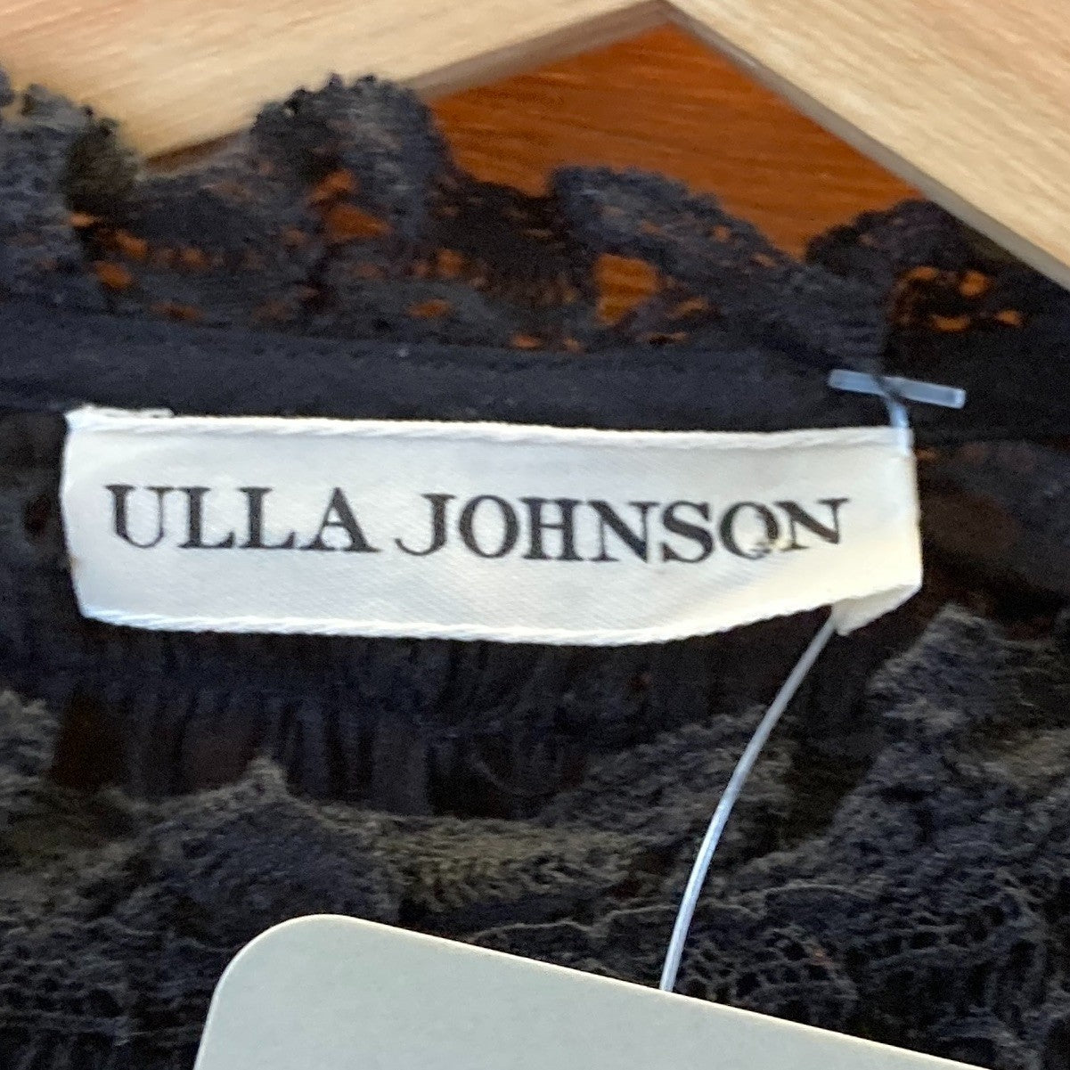 Ulla Johnson Black Cotton Broderie Anglaise Mini Dress - Size 4 - 0419QD