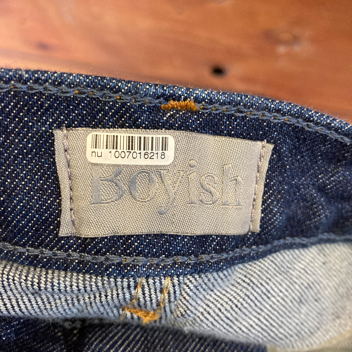 Boyish Classic Blue Premium Denim Sustainable High-Rise Jeans - Size 28 - 0121LC