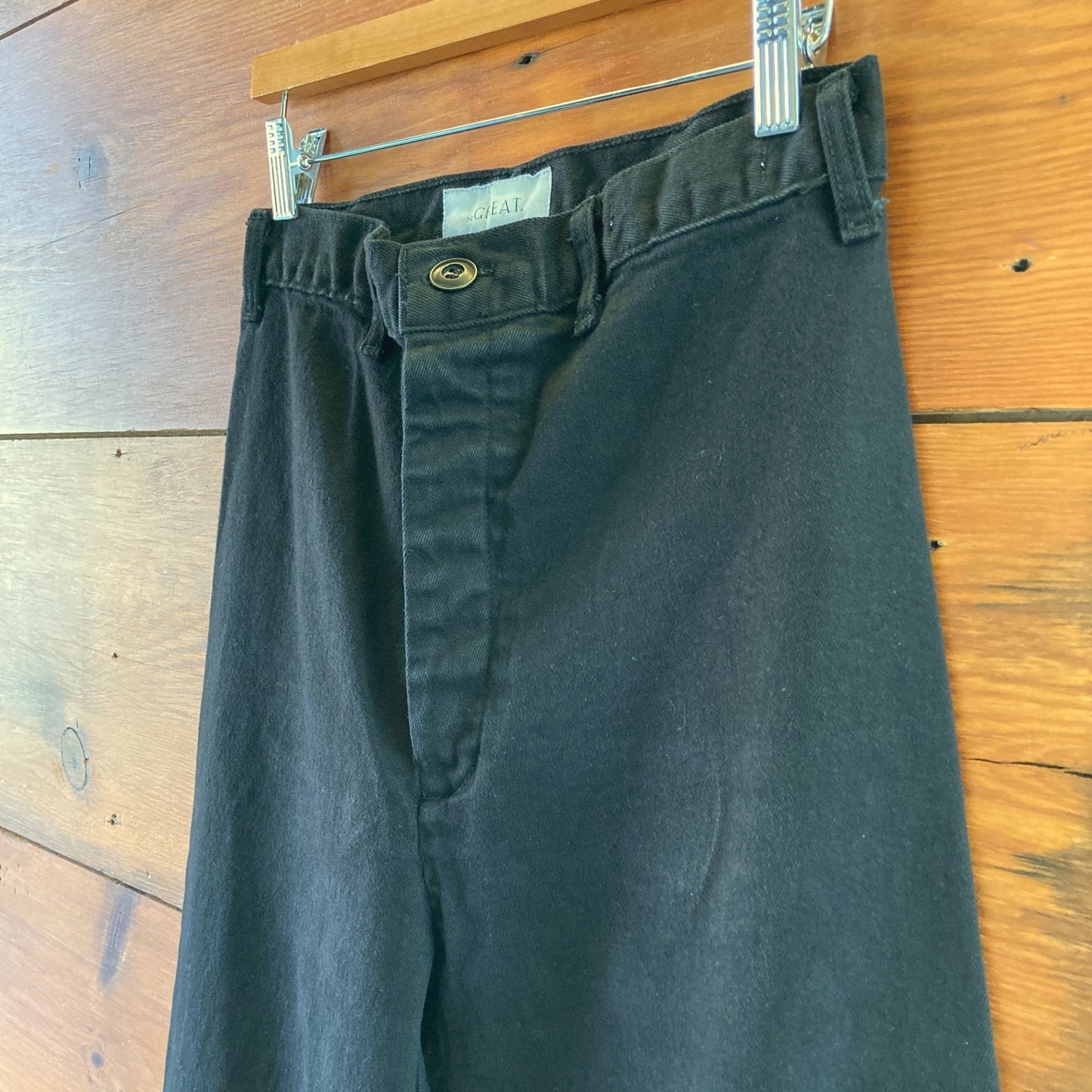 The Great $295 Black High Rise The Seafair Wide Leg Jeans - Size 29 - 0715MW