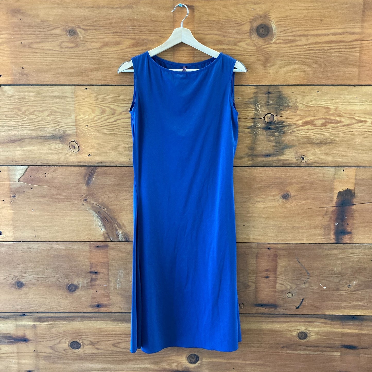 Katharina Hovman Navy Blue Sleeveless Midi Length Stretch Fit Dress - 4 - 0121PK