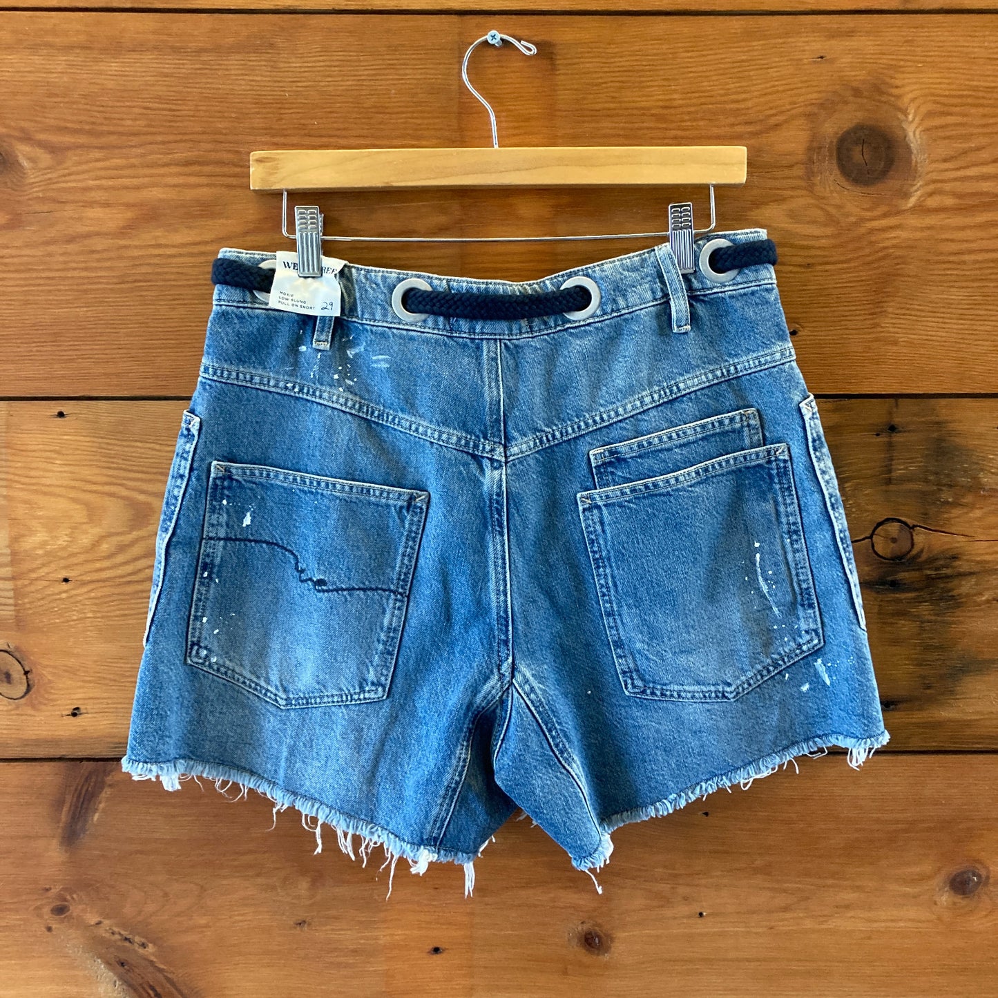 We the Free by Free People Moxie NEW Low Slung Pull On Shorts - Size 29 - 1117DB