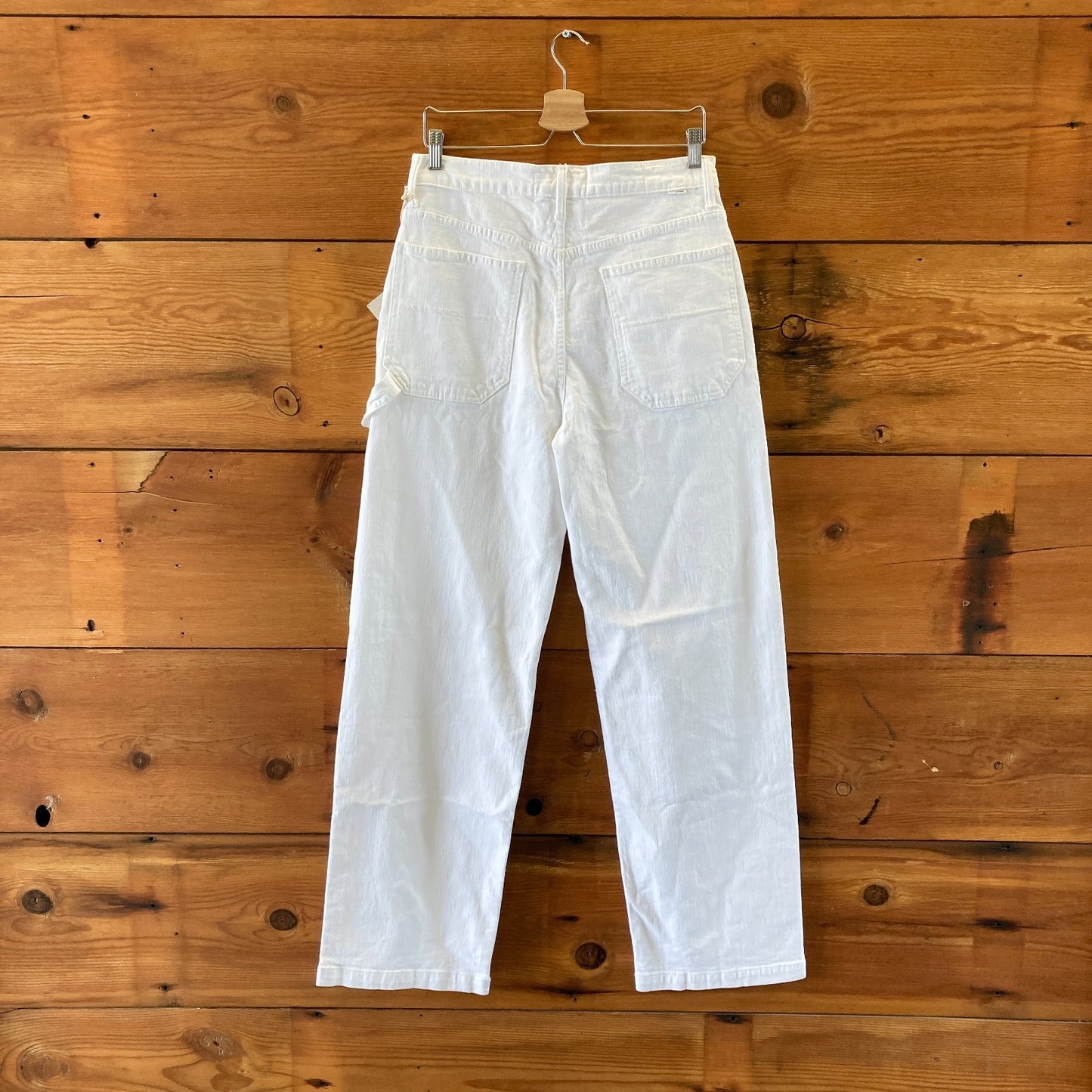 Mother Superior NEW White Totally Innocent Stud Finder Sneak Jeans - 30 - 0710MG