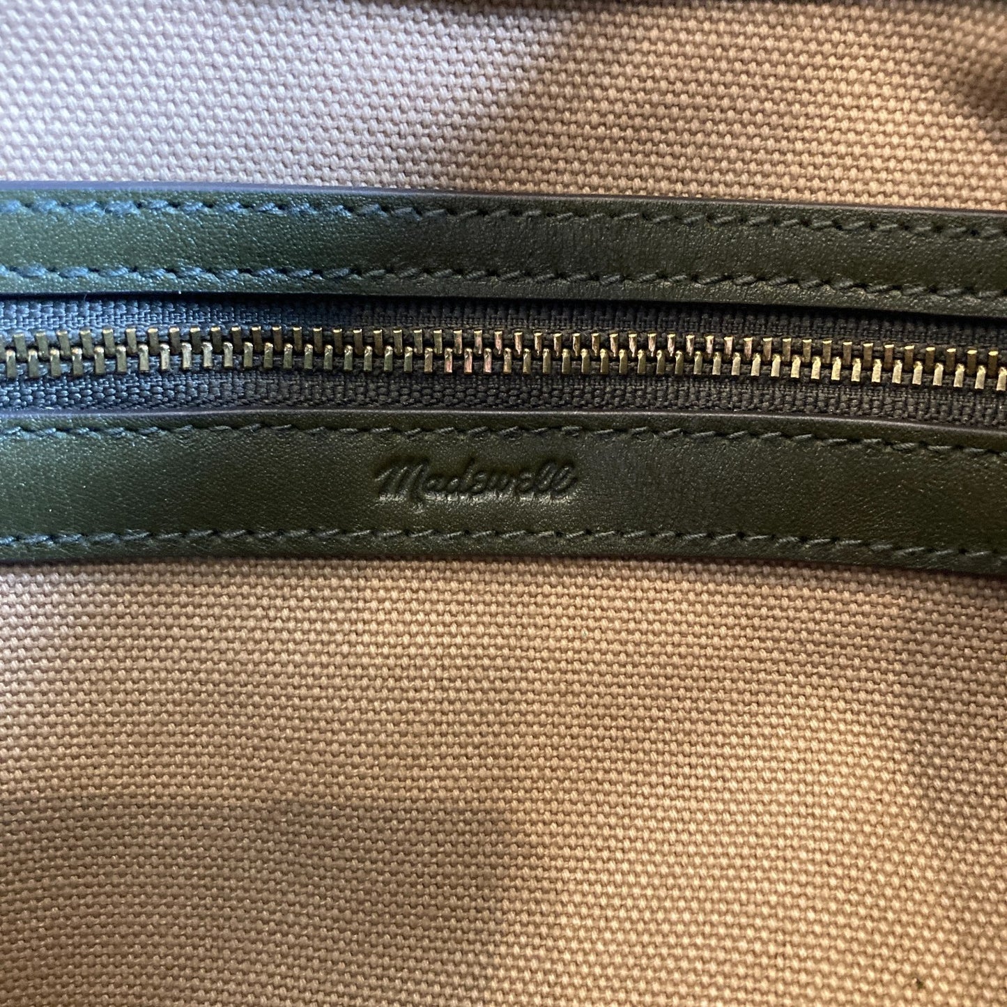 Madewell $198 Dark Green Italian Suede Mylie Shoulder Purse NEW - 1019CT