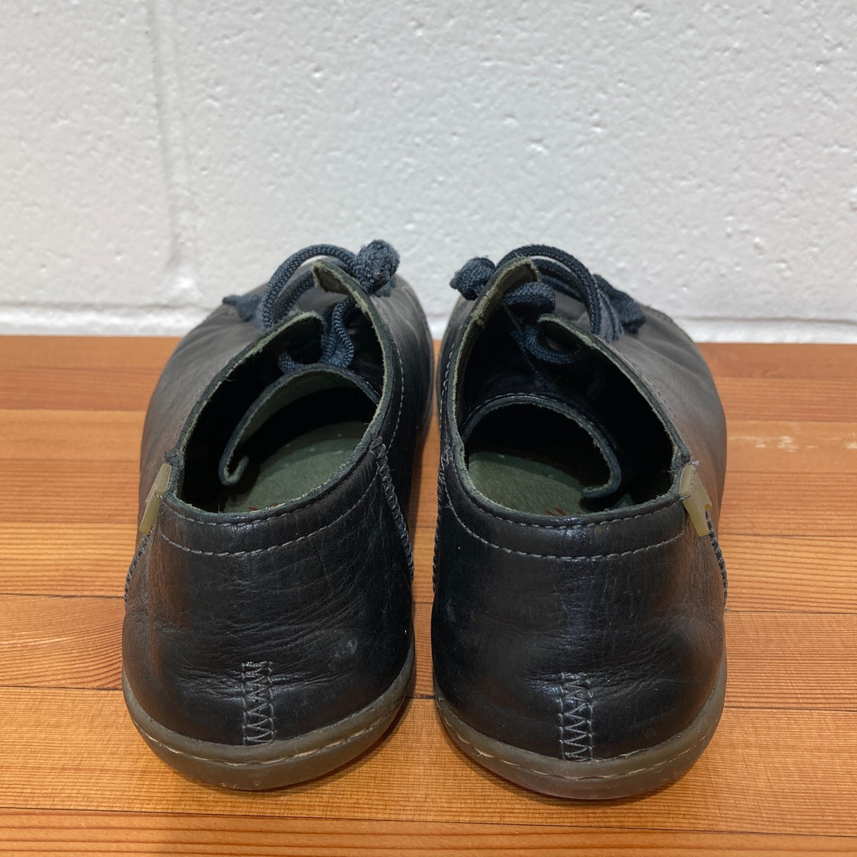 Camper Black Leather PEU Cami Lace Up Sneakers Shoes - Size 38 / 7.5 - 0818SL