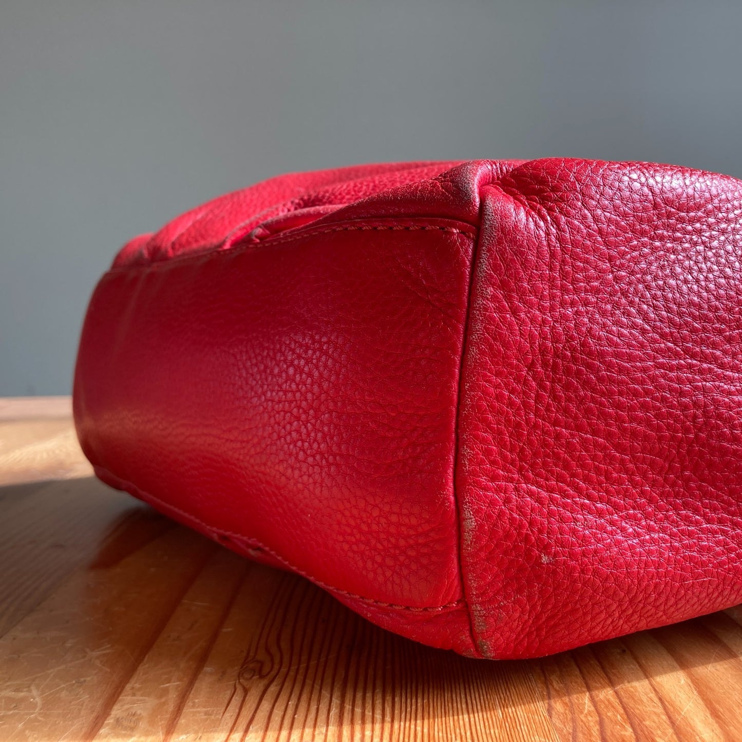 Marc by Marc Jacobs Red Classic Q Francesca Double Handle Shoulder Bag 0420PH