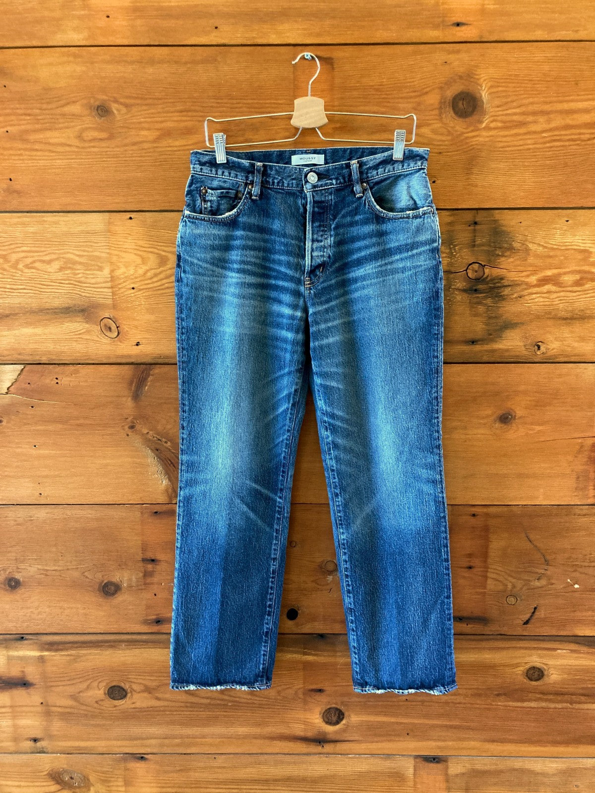 Moussy Vintage Japan Made Straight Leg Saab Jeans - Size 28 - 4427SC