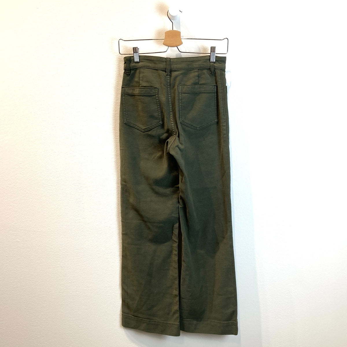 Faherty Green NEW Foo-Forest Olive Green Patch Pocket Pants - Size 25 - 0810RL