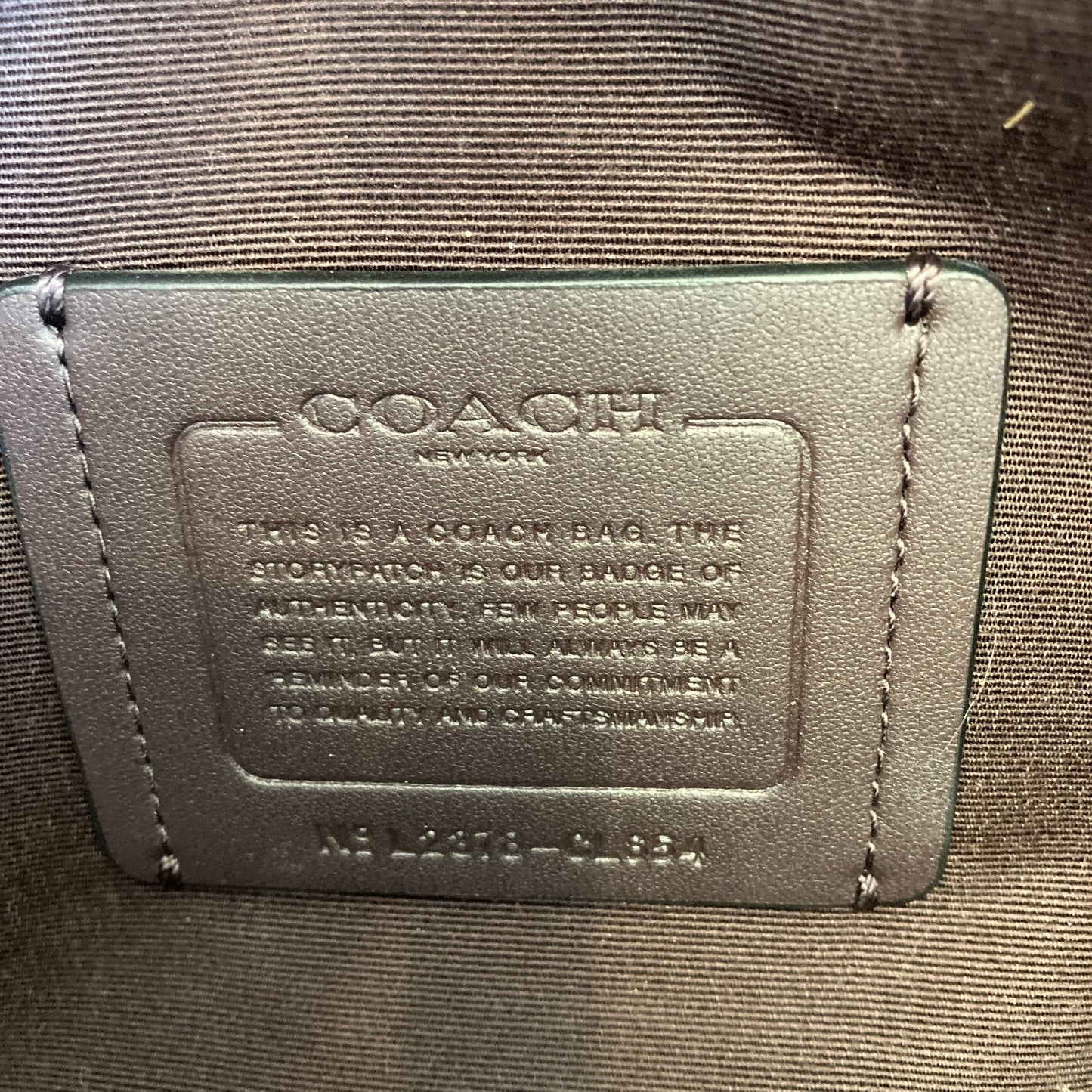 Coach Black Crocodile Embossed Leather Nina Carryall Tote Bag Purse - 0311AY