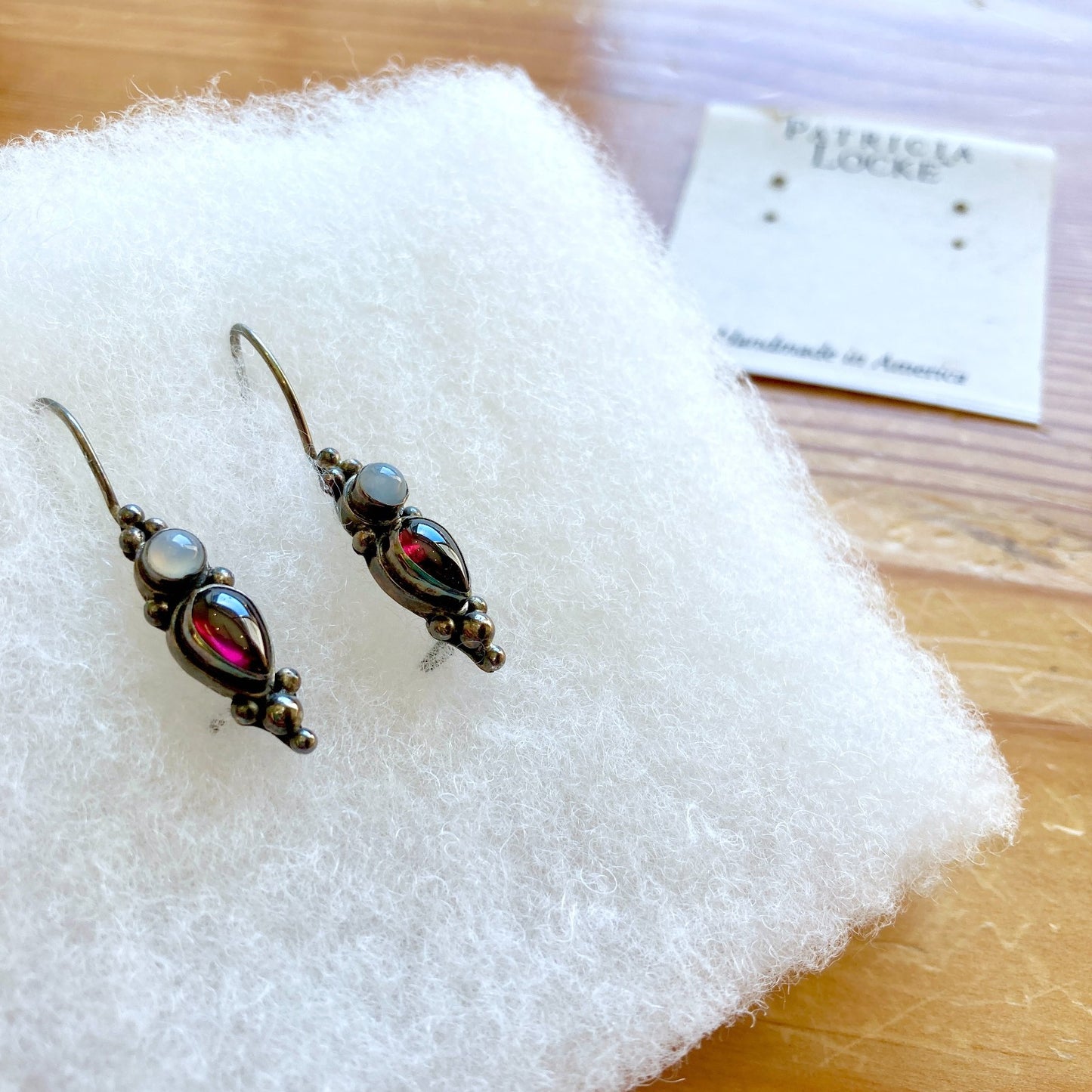 Patricia Locke $84 Jeweled Dangle Earrings - NEW - 1107SS