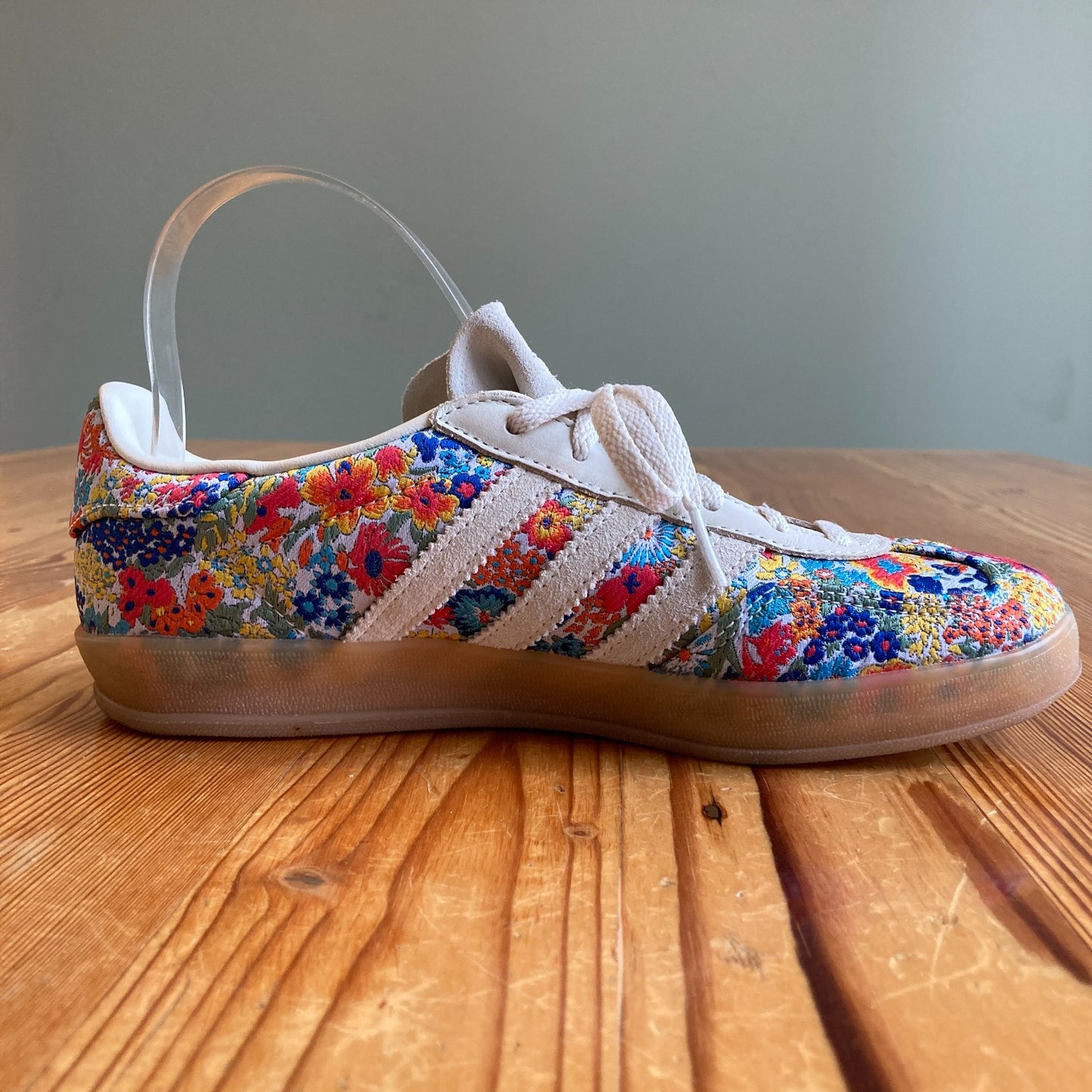 Adidas x Liberty London Floral Gazelle Sneakers Shoes Size 6.5 - 0517DS