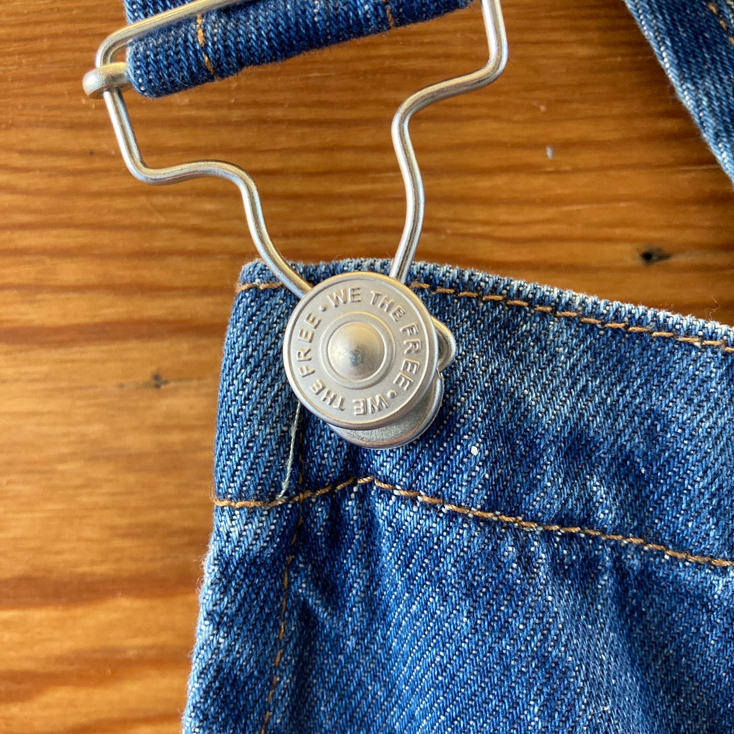 We the Free by Free People Classic Denim Bib Overalls - Size XS - 0312IG
