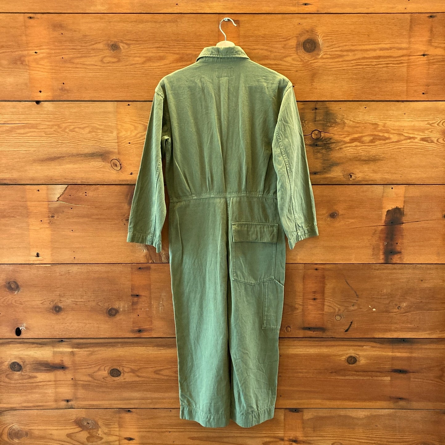 Current Elliott Green Long Sleeve Coveralls Richland Jumpsuit - Sz 1/S - 0223LA