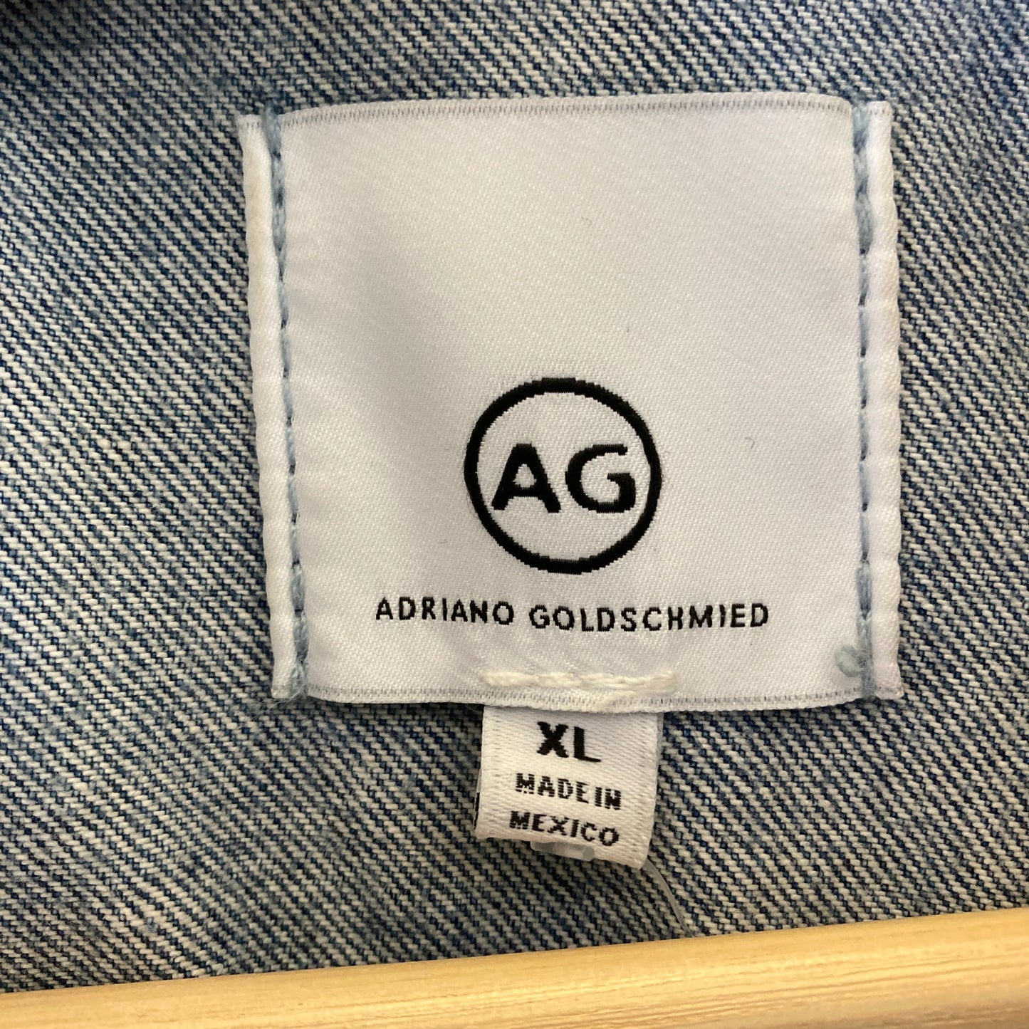 AG Adriano Goldschmied Eliette Button Up Denim Jean Jacket - Size XL - 0531AF