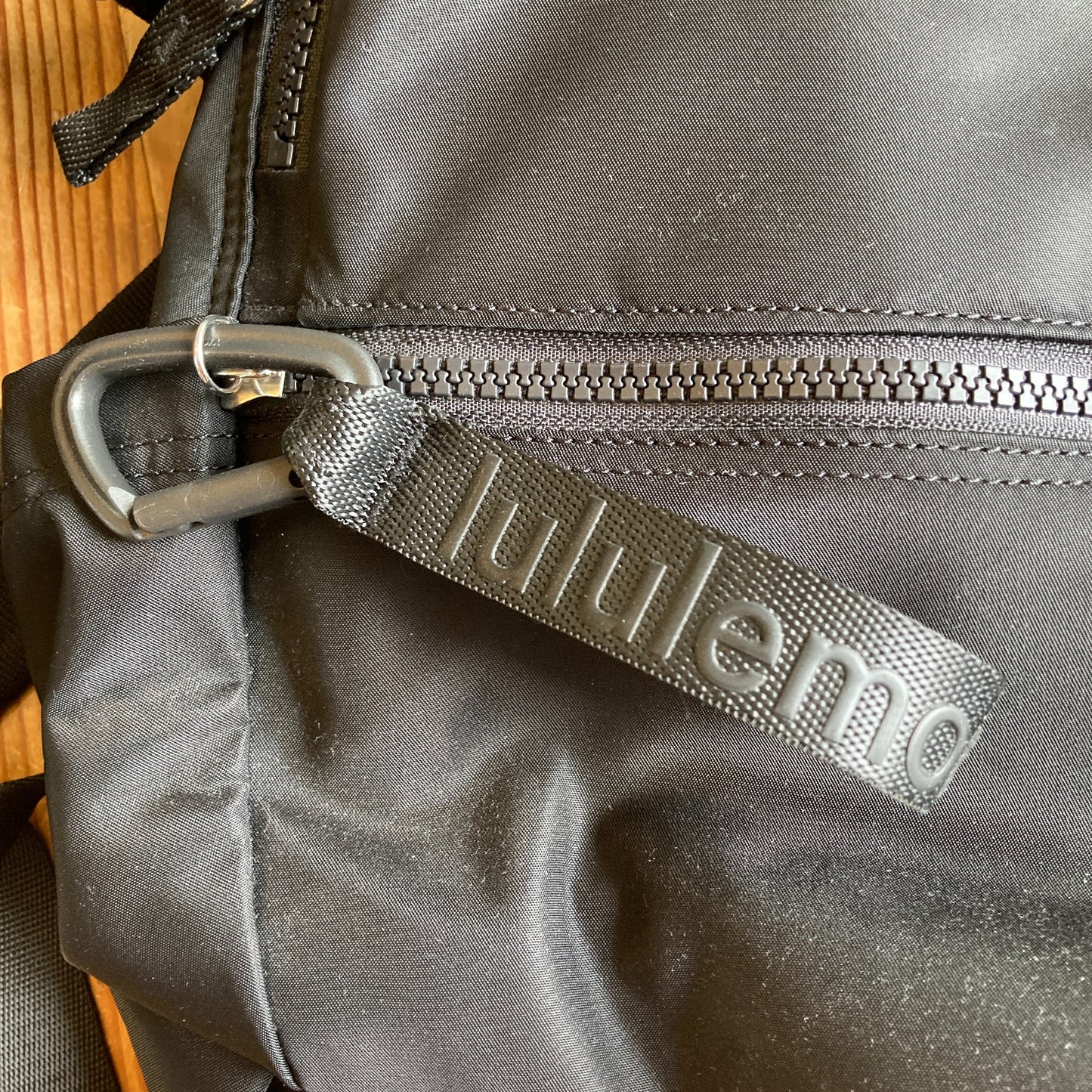Lululemon Black Nylon 22L New Crew Backpack Laptop Bag - 4427SC