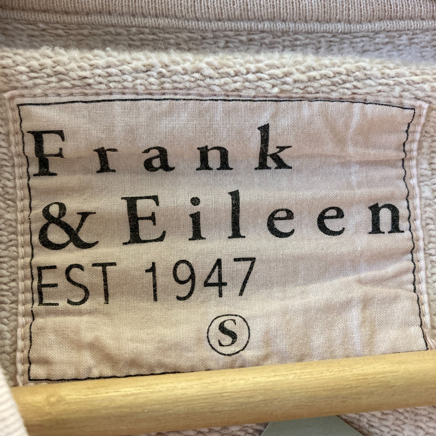 Frank & Eileen Rose Pink Belfast Soft Terry Peacoat Jacket - Size S - 0222ME