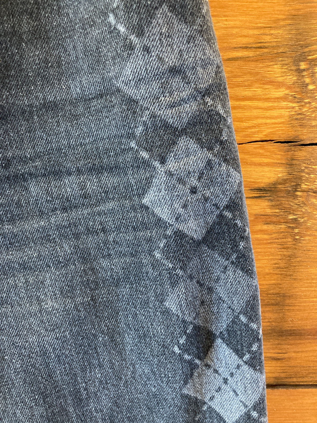 Damson Madder Black Wash Argyle Print Sylvie Jeans - Size 8 - 0717SM