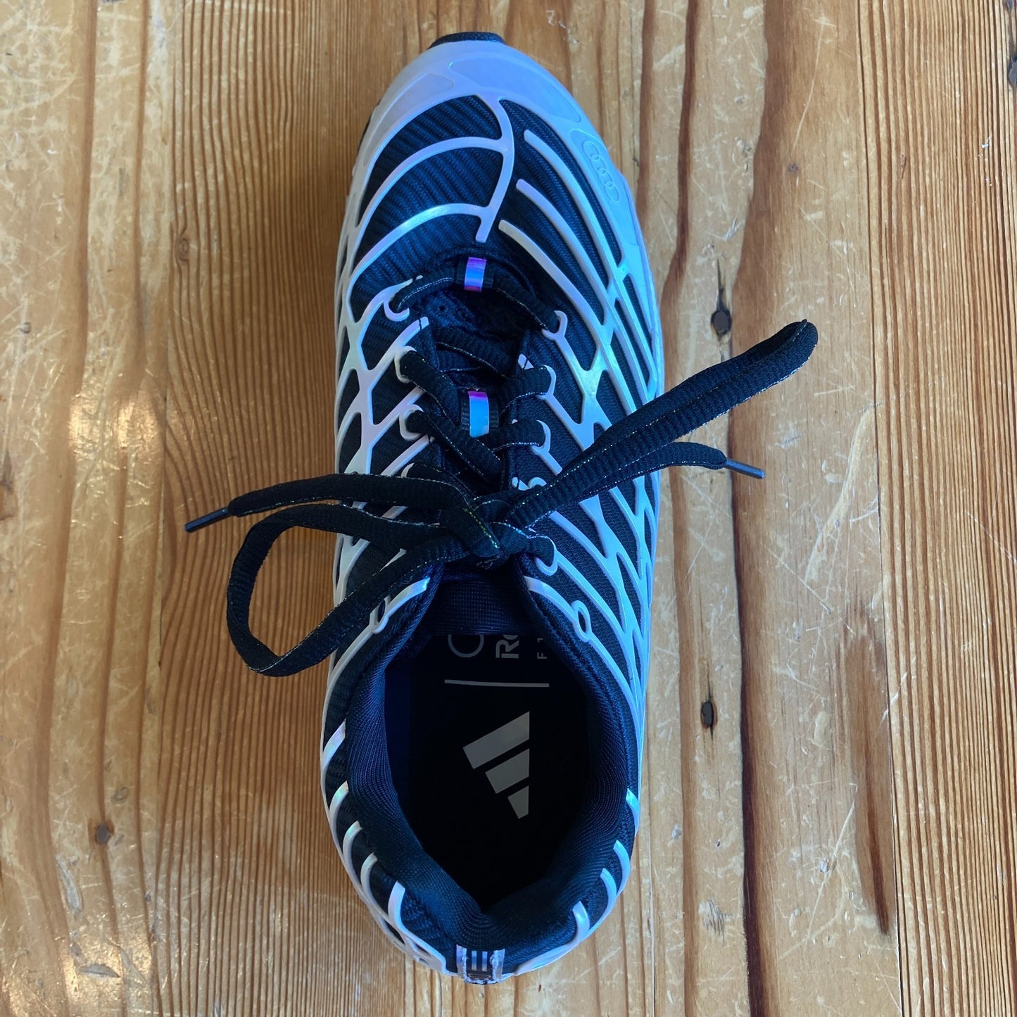 Adidas $250 Black White Megaride F50 Audi Revolut Shoes - Size 7 - NEW - 0604AF