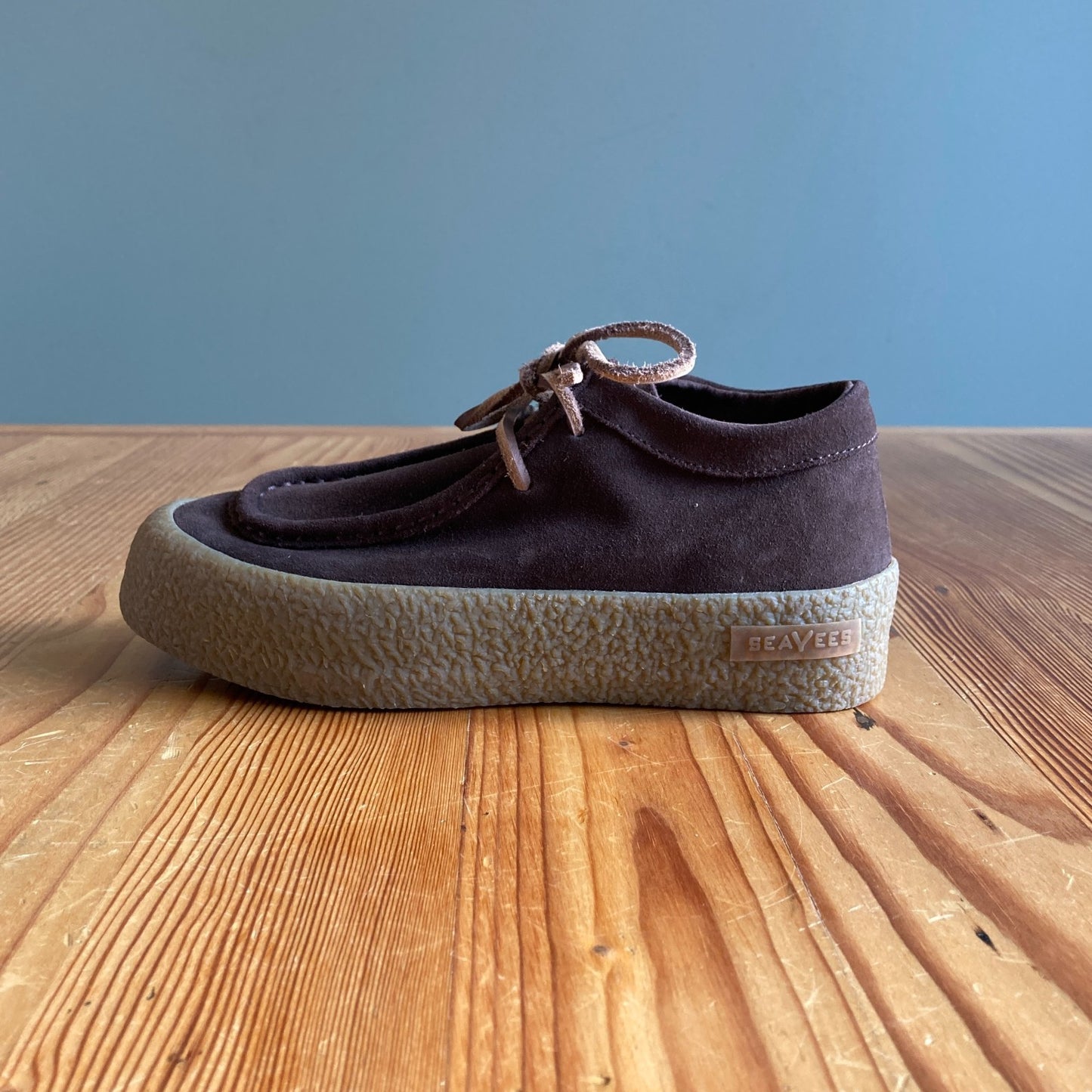 6 - SeaVees Chocolate Brown Suede Hayward Platform Shoes 0312IG