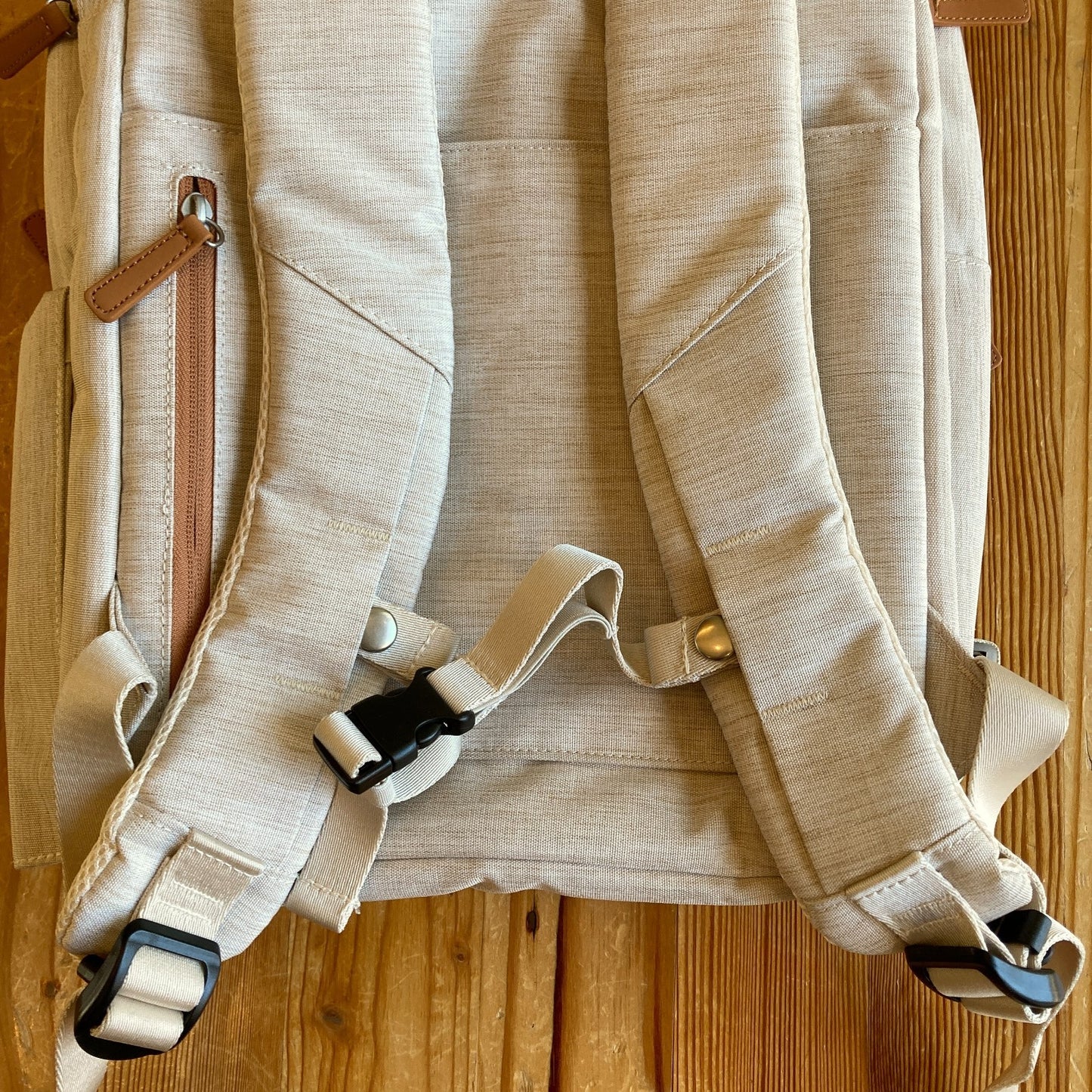 Nordace Beige Siena Pro 15 Travel Laptop Backpack - 0129CB