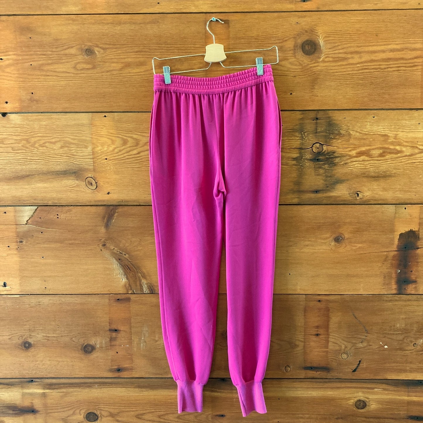 Stella McCartney Fuschia Pink Pull-On Slim Jogger Pants - Size 40 / M - 0415AB