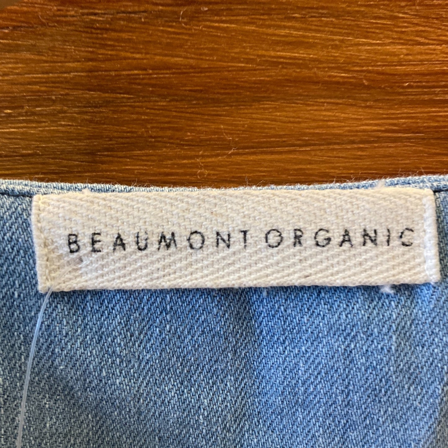 Beaumont Organic Chambray Jovie-Leigh OG Cotton Denim Vest - Size S - 0916VB