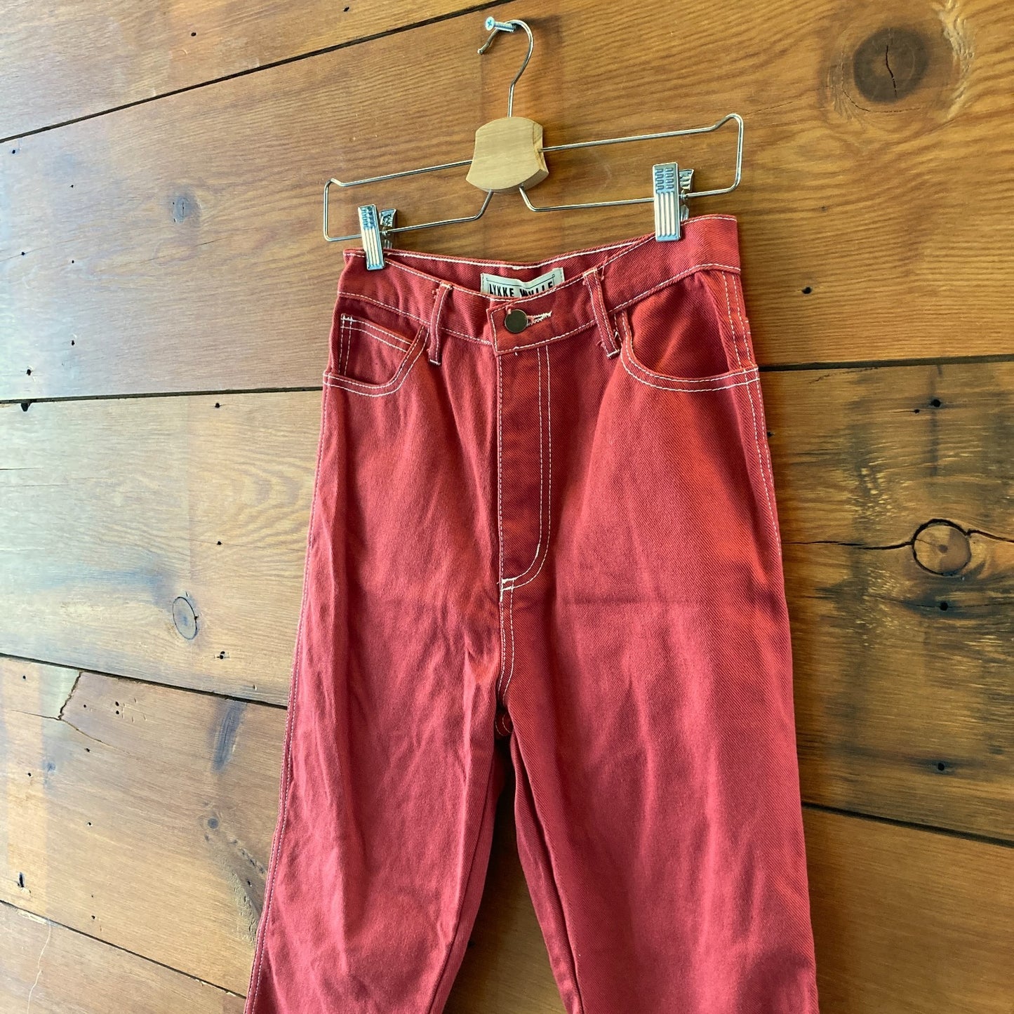 Lykke Wullf Red Freya High Rise Cowgirl Jeans - Size 4 - 0312IG