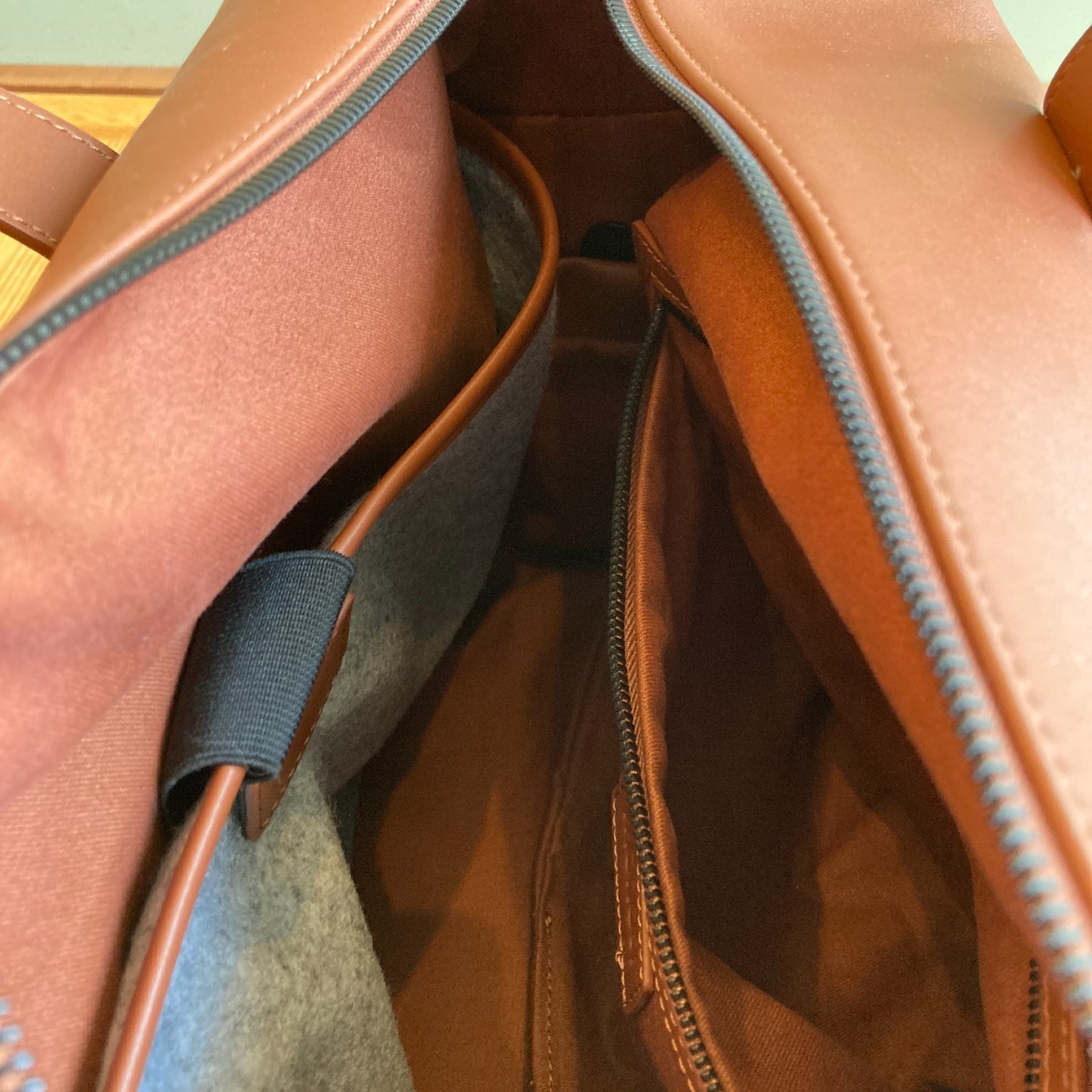 Monos $260 Brown Vegan Leather Metro Duffle Travel Gym Bag - NEW - 1122KP