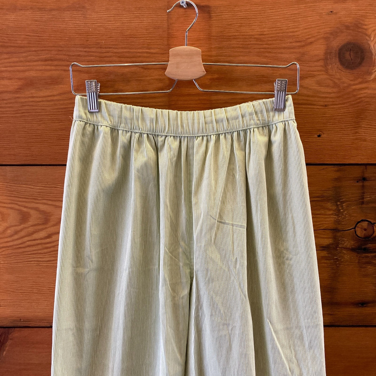 The Line by K $169 Green Striped Pull On Genie Pants - Size S - NEW - 0927EK