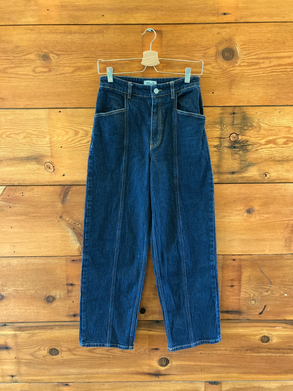 Baum Und Pferdgarten Dark Wash Rigid Denim Confection Jeans - Size 34 - 0717SM