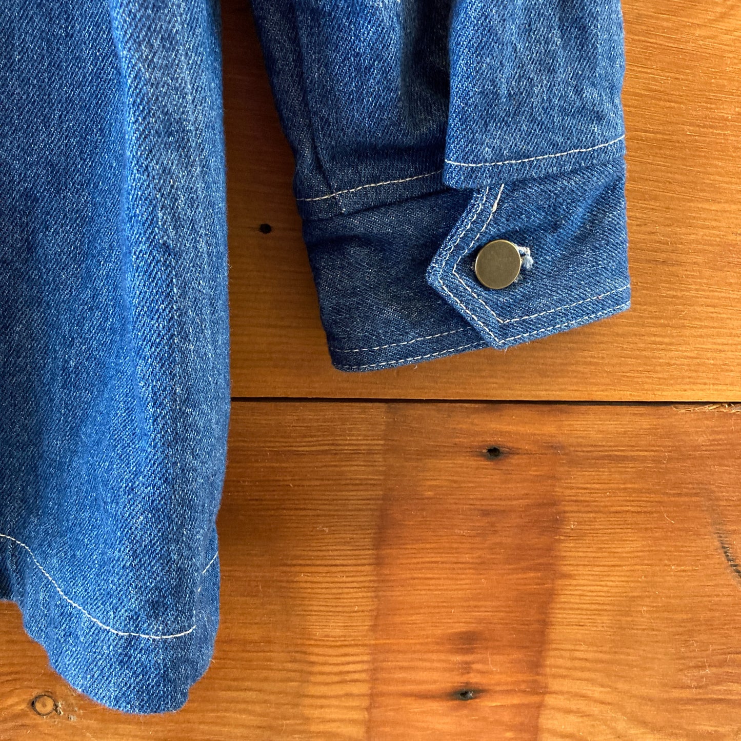 Jem! Made in Los Angeles Denim Chore Coat w/ Shearling Collar - Size S - 0312IG