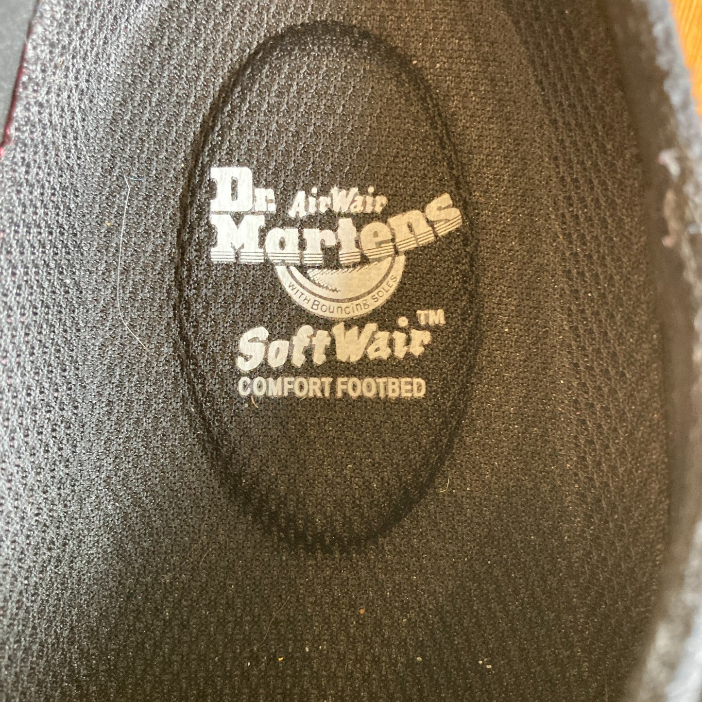 Dr. Martens Black Bronx Suede Zebzag Anywair Mules Shoes w/Box - Size 7 - 0425SV