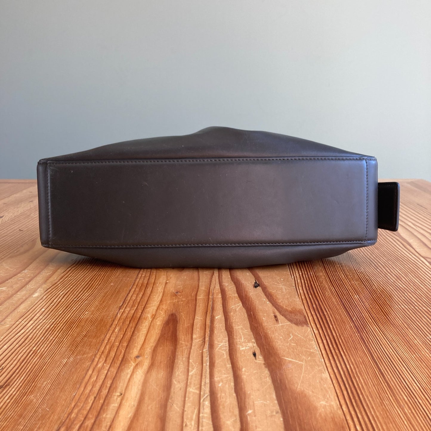 Behno Dark Brown Leather TINA BAGUETTE Shoulder Bag Purse - 0428KS