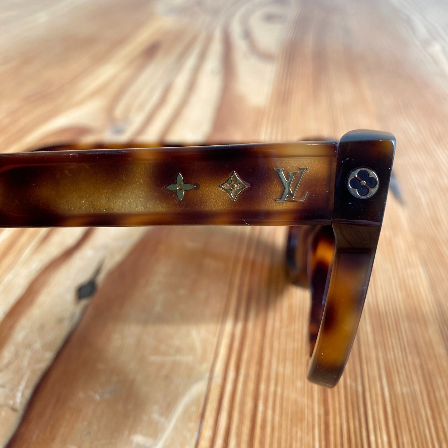 Louis Vuitton $550 My Monogram Z1524W Square Sunglasses w/ Case + Box 0218SO