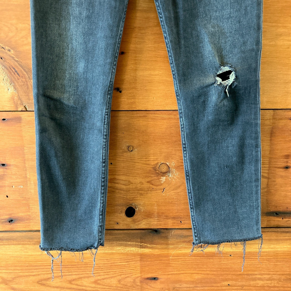Re/Done Black Slim Stretch High Rise 196-3WHRAC Jeans - Size 29 - 0204MP