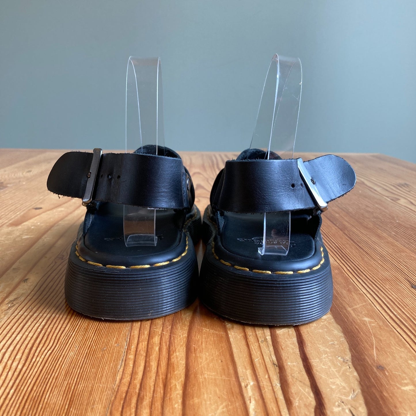 Dr. Martens Black Leather Zane Slingback Sandals w/ Box - Size 7  - 0425SV