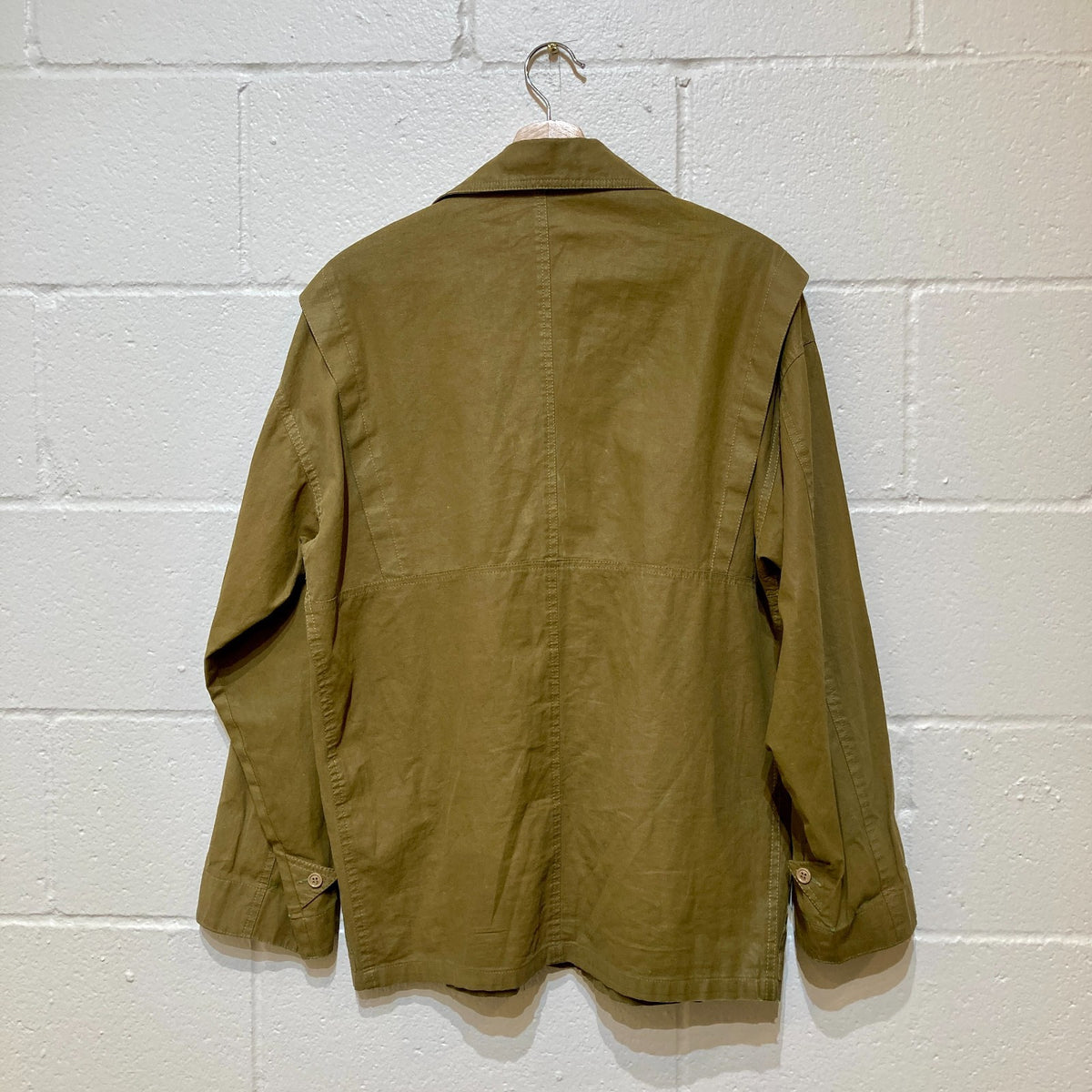 Daniel Hechter Vintage Paris Khaki Safari Field Jacket - Size 46 / 0425KN