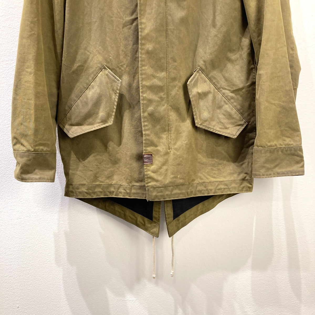 Wolfe Co. Canada Green Waxed Canvas Hooded Womens Jacket - Size XS - 0312IG