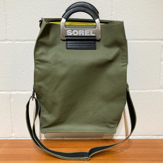 Sorel Green Top Handle Foldover Crossbody Changeable Strap Bag - 0905SC