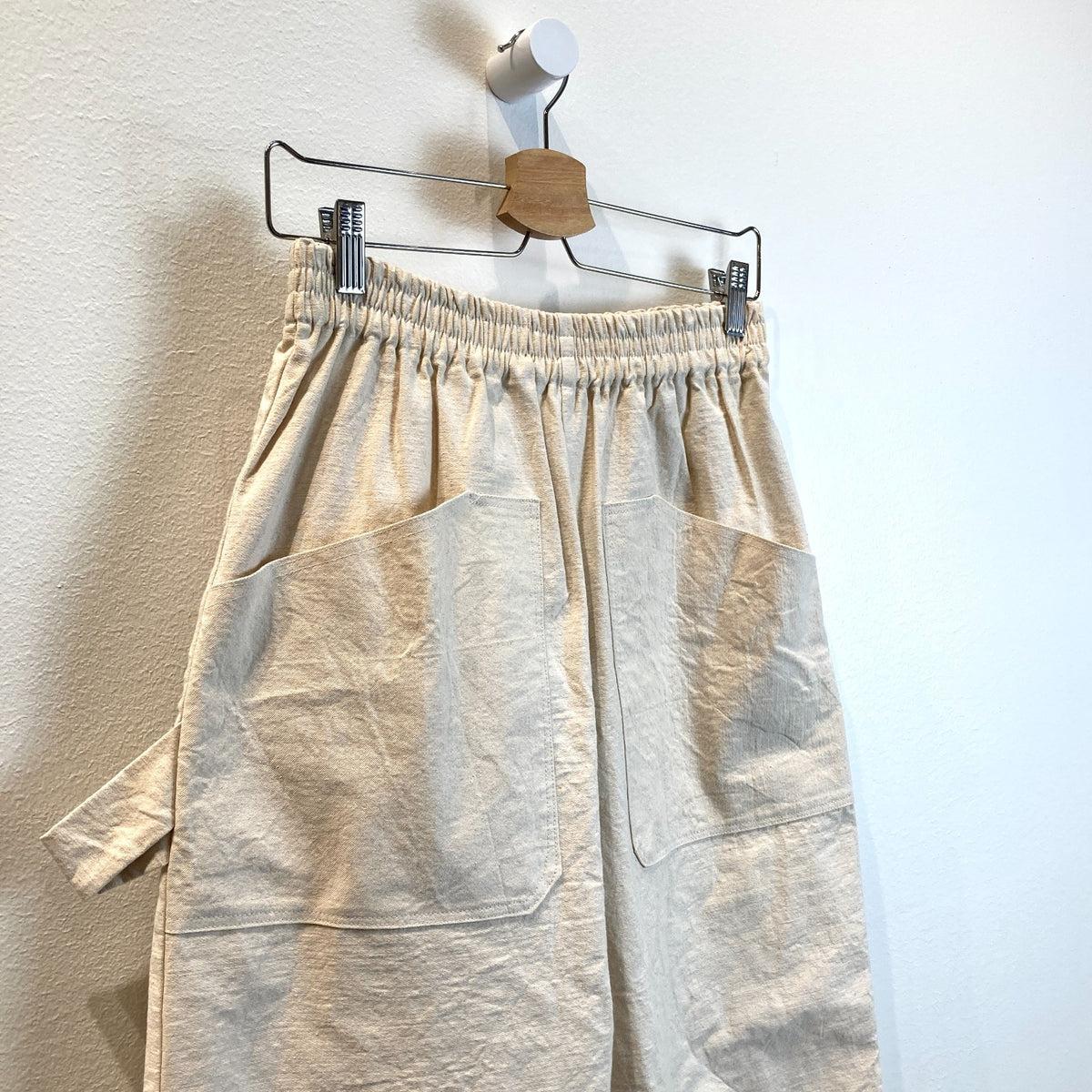 Kate Towers Portland Designer Natural Pull On Utility Pants - Size S/M - 0703SC