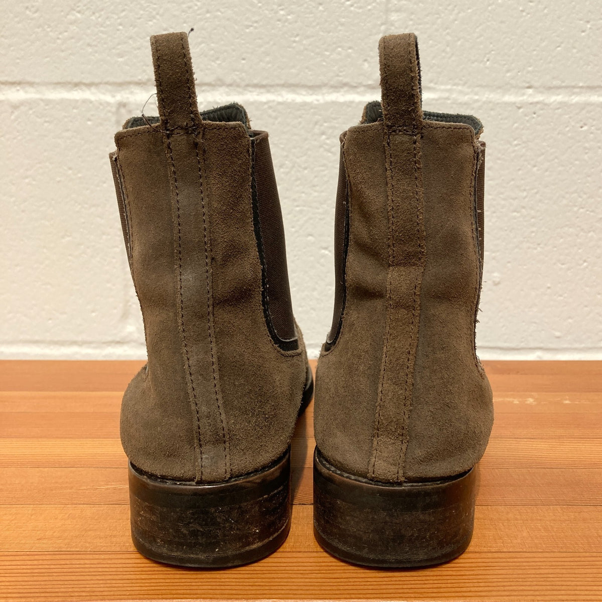 Thursday Boot Co. Brown Suede Leather Chelsea Ankle Boots - Size 9.5 - 1103ES
