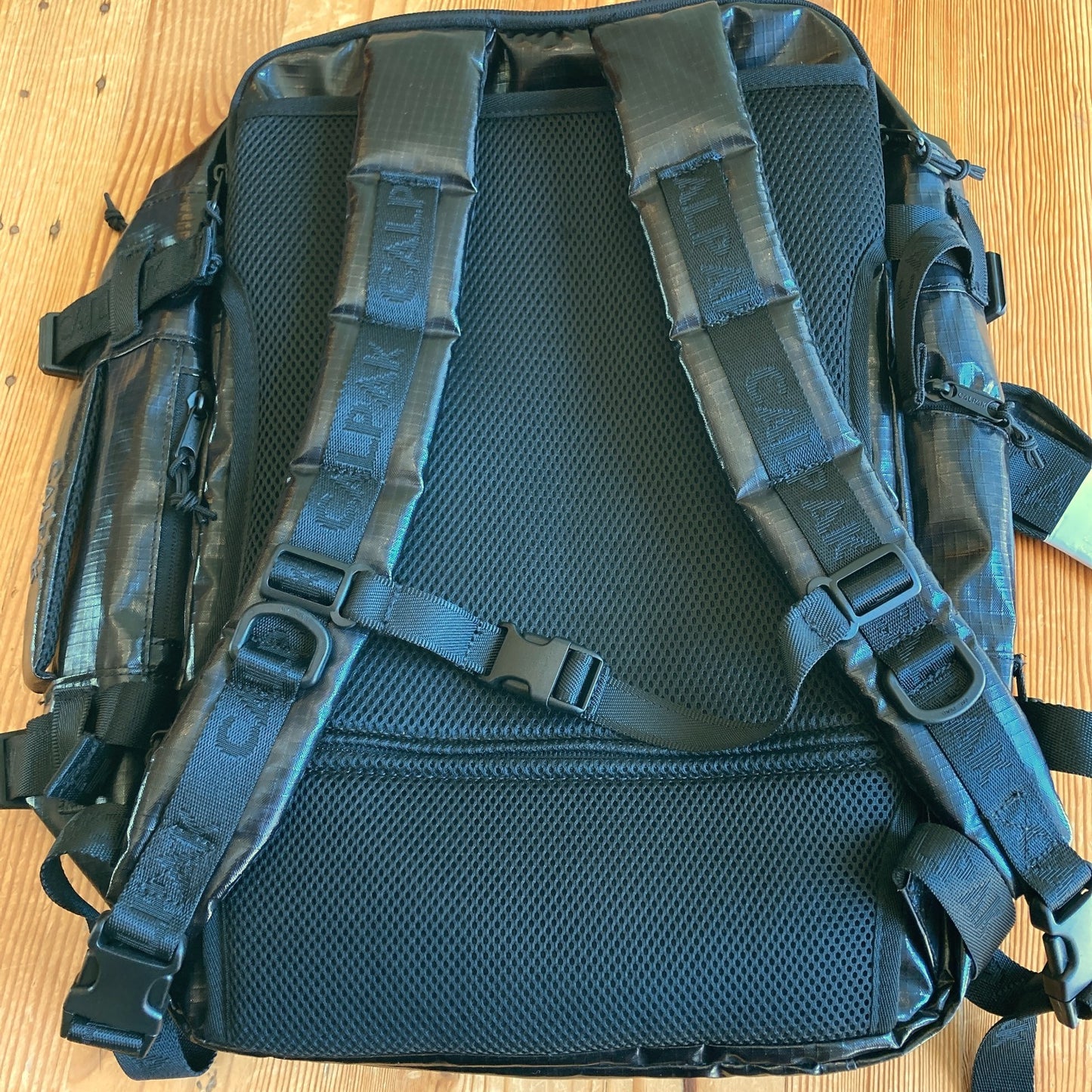 Calpack $198 Black Matte Obsidian Terra 26L Laptop Duffle Backpack - 4427SC