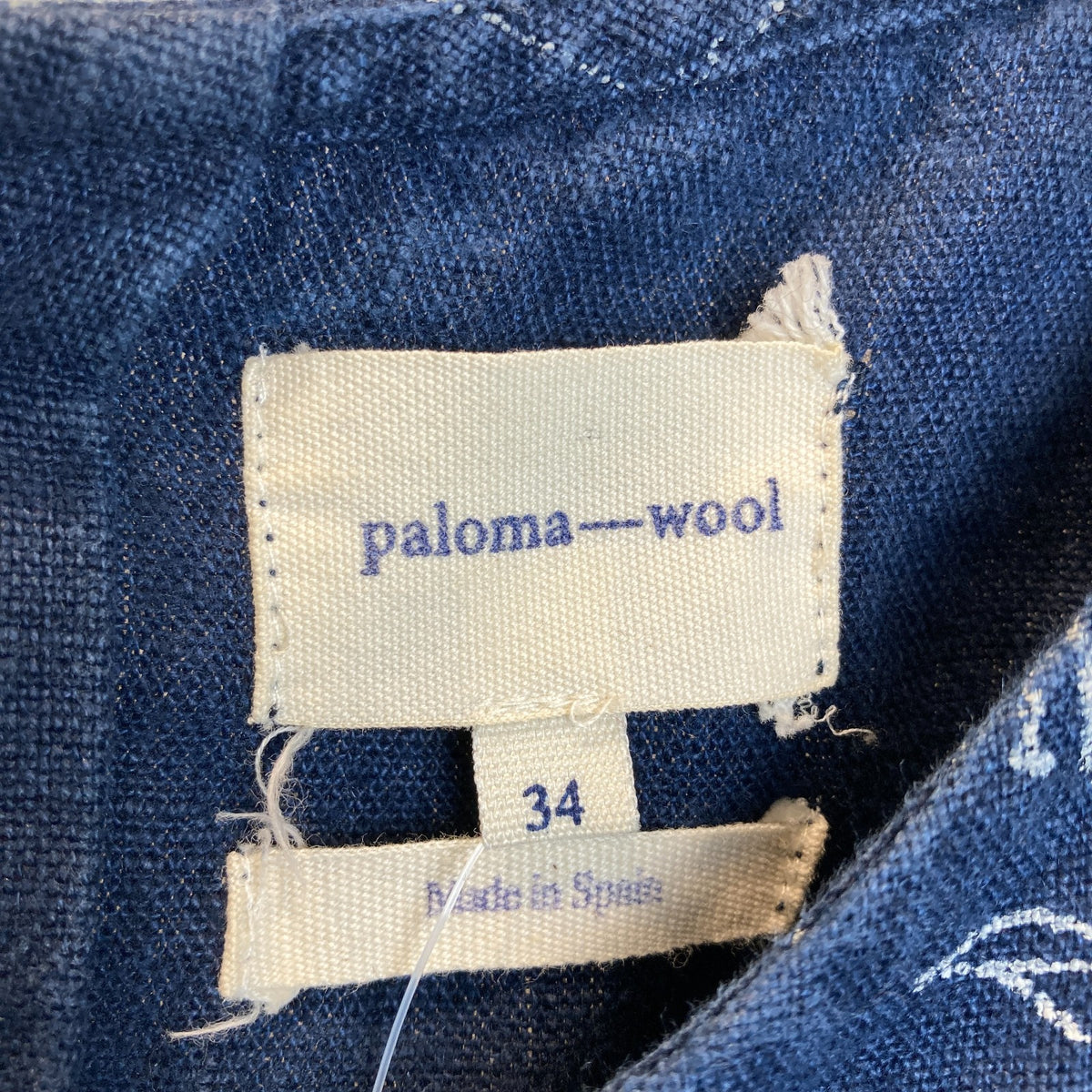 Paloma Wool Blue Illustrated Faces Print Crop Top Tank - Size 34 / XS - 0312IG