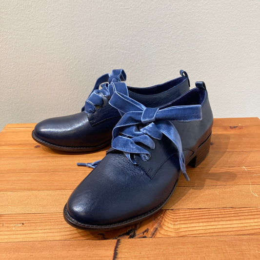 Silent D Anthropologie Navy Leather Callan Oxford Shoes - Size 36 / 6 - 0823JN