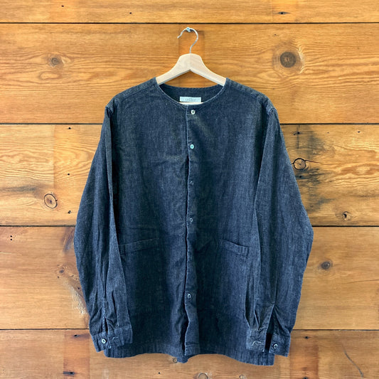 Nest Robe CONFECT Dark Indigo Long Sleeve Button Up Tunic - Size 4 / XL - 0904NF