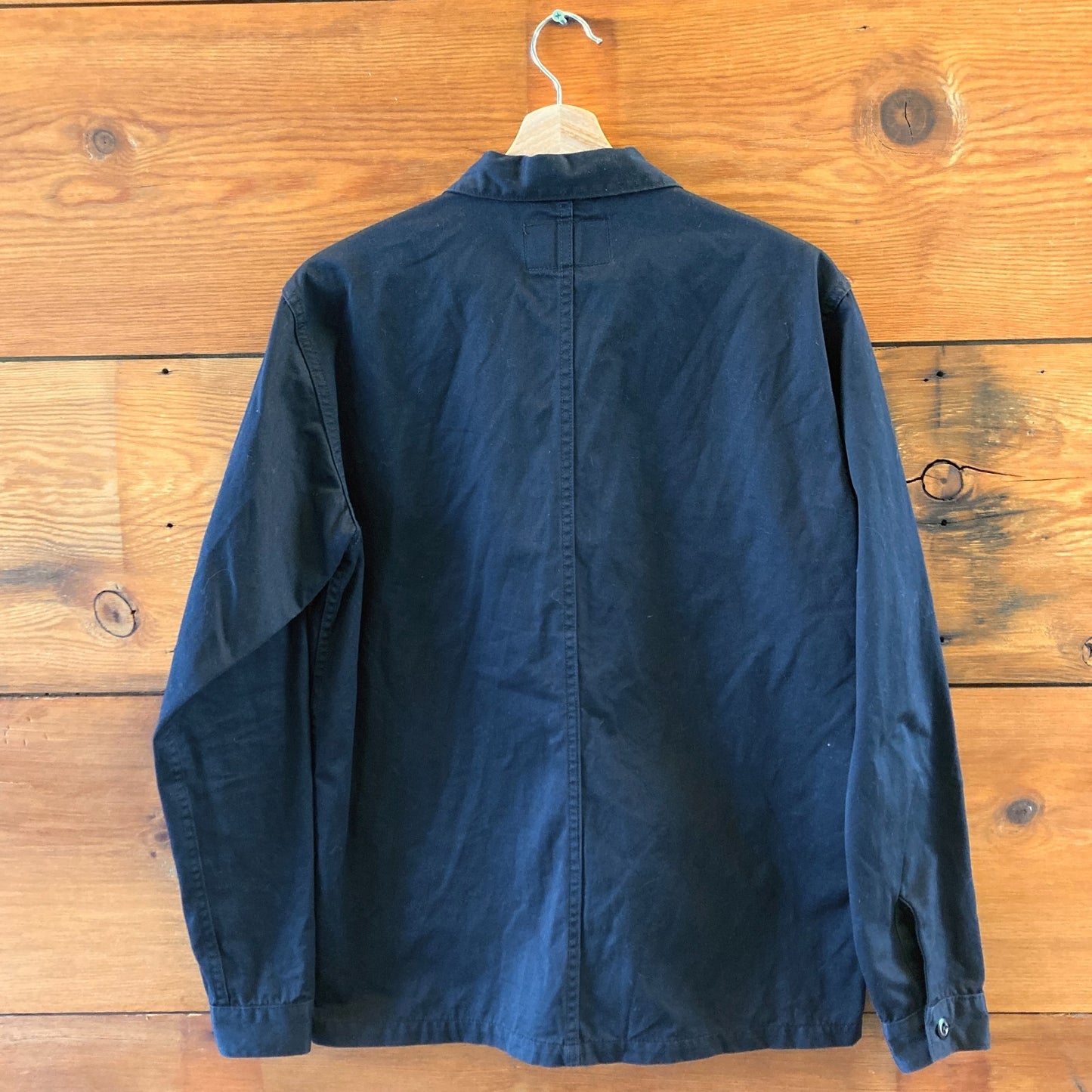 3Sixteen x Tanner Goods Navy Light Weight Cotton Chore Jacket - Size M - 0921HG