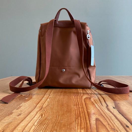 Longchamp Mini Le Pliage Green Recycled Canvas Backpack 0818LS