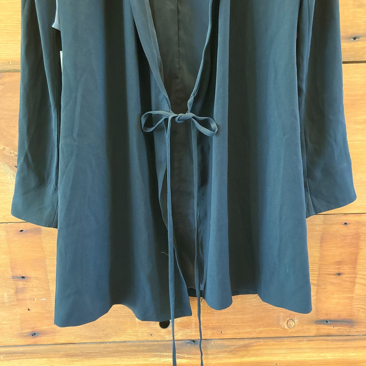 Babaton Aritzia Black Raine Wrap Blazer NEW $178 Mini Dress - Size XS - 0901SC