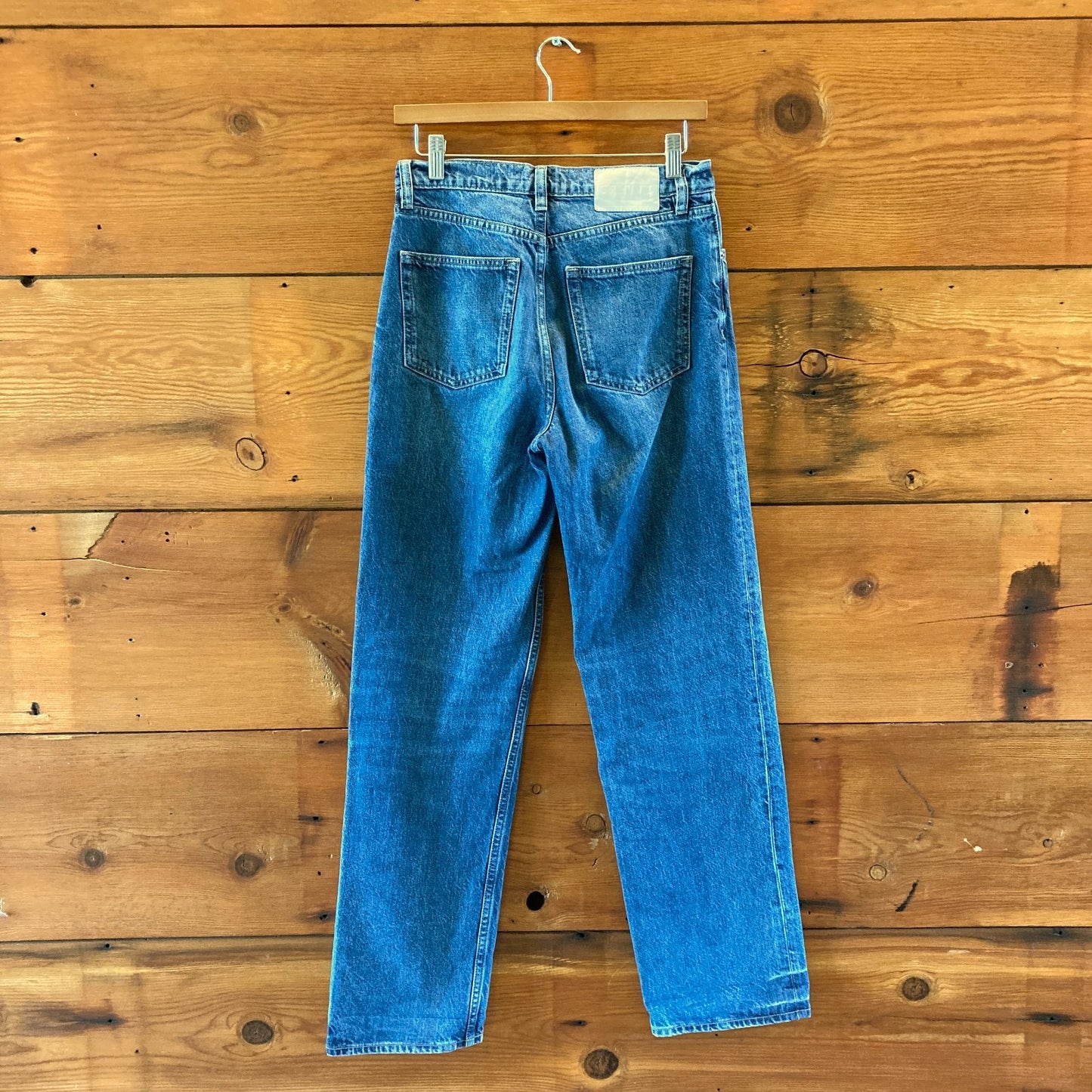 Grlfrnd Medium Wash The Bella Low Rise Boyfriend Jeans - Size 24 - 0901SC