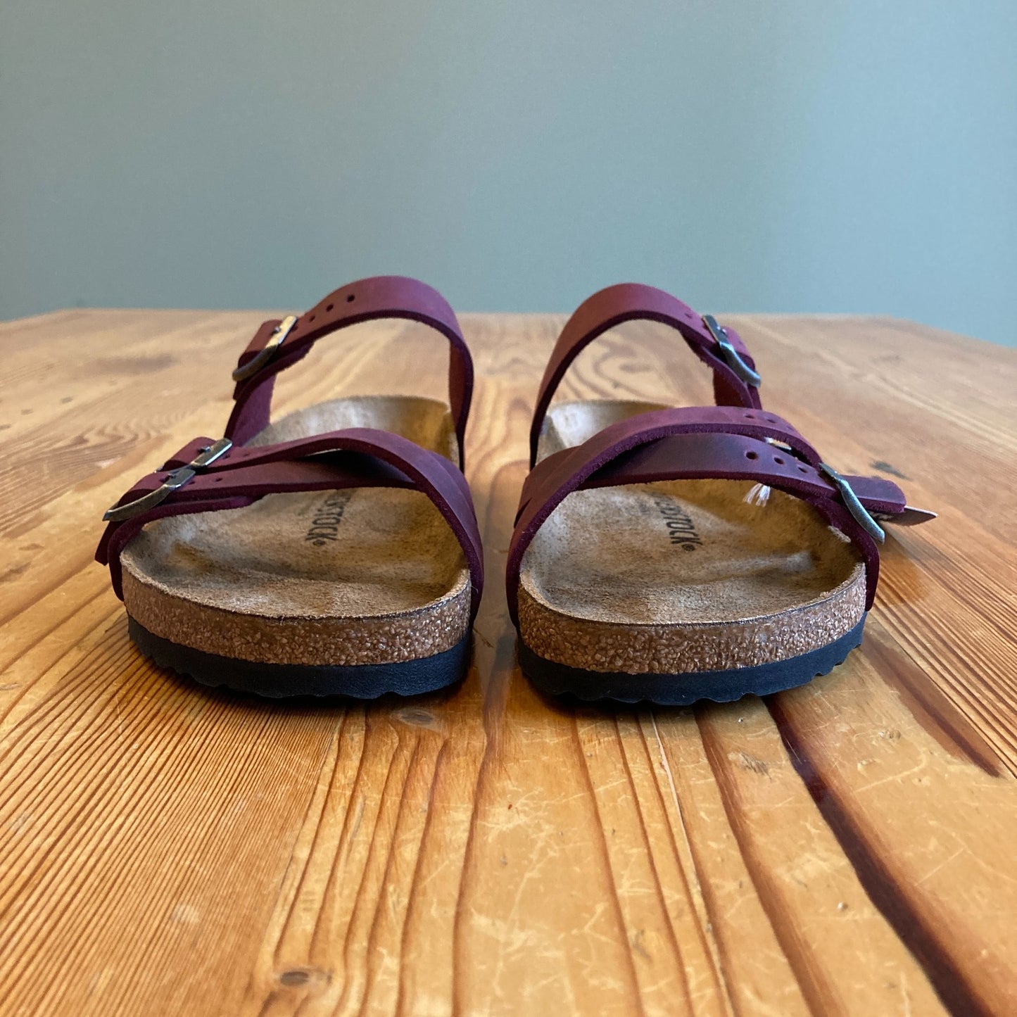 38 / 7.5 - Birkenstock Zinfandel Leather Franca Sandals Shoes NEW w/ Box 0205SF