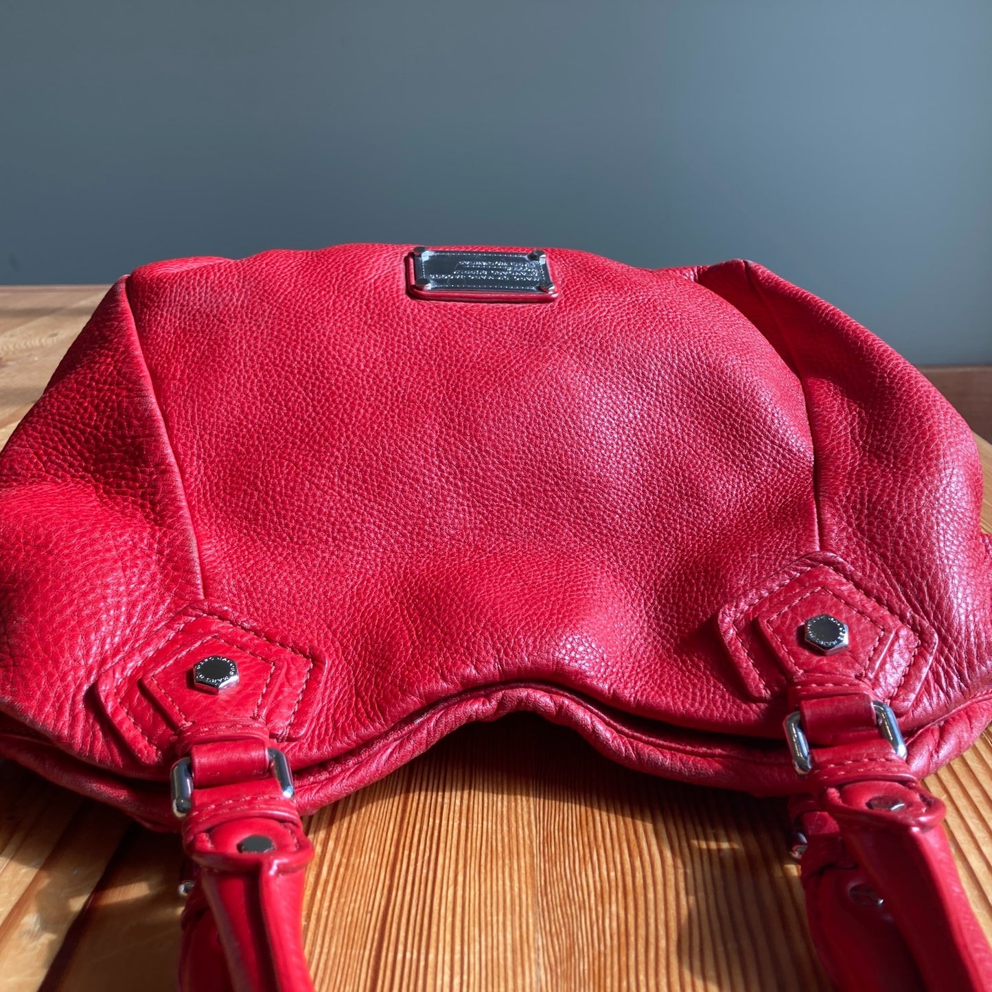 Marc by Marc Jacobs Red Classic Q Francesca Double Handle Shoulder Bag 0420PH